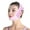 Purple, variant on JANGSLNG Women Chin Strap with Adjustable Fastener Tape Soft Breathable Double Chin Reducer Beauty Face Sculpting Bandage