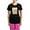 With Pink Pant, variant on CafePress - Vintage Pink Royal Crown Pajamas - Women's Short Sleeve Print T-Shirt and Pants Dark Cotton Pajama Set