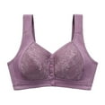 thumbnail image 3 of WILLBEST Brasier Sin Costuras Para Mujer Sujetador De Mujer Con Hebilla Frontal, Borde De Encaje, Sin Aro De Acero, Ajuste Sin Costuras, Para Yoga, Dormir, Talla Grande 2830, 3 of 3