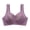 Purple, variant on for Women,Bras for Women,Women's Front Side Buckle Lace Edge Without Steel Ring Movement Seamless Gathering Adjustment Yoga Sleep Large Bra