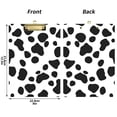thumbnail image 5 of FORMRS Acrylic Clipboard with Low Profile Clip Standard A4 Letter Size, 12.5" x 9", Cow Spots, 5 of 8