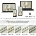 thumbnail image 6 of Beige Curtains 72 Inch Length 2 Panels Set-Faux Linen Textured Back Tab Loop Hook Belt Pleated Tall Drapes for Living Room Dining,50 Wide x 72 Long, 6 FT, 6 of 15