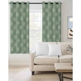 thumbnail image 2 of Green Beige Dandelion Blackout Curtains for Bedroom Living Room Darkening Curtains 54 Inch Long Farmhouse Botanical Blossom Short Curtain for Small Window Treatment Insulated Grommet Drapes 52"x54"x2, 2 of 9