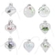 thumbnail image 5 of Bolas de adornos navideños Jadeshay 8 piezas Rellenables Plástico transparente, 5 of 12