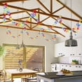 thumbnail image 2 of BESTYASH Hawaiian Style Flower Banner Multi Colored Hanging Gar for Party Use, 2 of 8