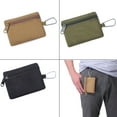 thumbnail image 6 of Water Resistant Travel Keychain Wallet, Minimalist Men Slim Zip Card Lanyard Wallet, Small Key Ring Wallet FOB Holder Keychain Credit Card Wallet for Men Teen Boys, 6 of 9