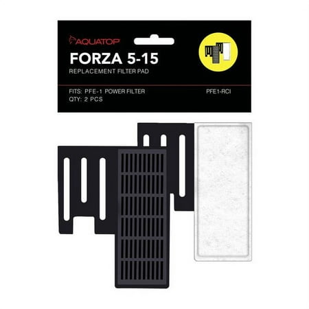 UPC: 0810281020501 | AQUATOP PFE1-RCI FORZA 5-15 Replacement Filter Inserts with Premium Activated Carbon