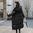 thumbnail image 6 of Womens Oversized Long Puffer Down Coat with Hood Winter Parka Over Knee Puffer Jacket Thickened Warm Padded Jacket, 6 of 6