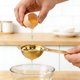 thumbnail image 4 of Separador de huevos de acero inoxidable, colador de yema y clara para repostería, cocina y recetas, 4 of 4