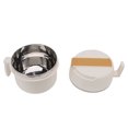 thumbnail image 4 of Stainless Steel Noodle Bowl Lunch Box, Insulated Ramen Cooker Prevent Scalding Food Grade Double Layer  For Students Beige, 4 of 8