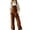 Brown 1, variant on Vynhevius Women's Corduroy Bib Overalls Adjustable Straps Wide Leg Pockets Loose Casual Winter One Piece Pants