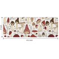 thumbnail image 7 of Red Mushroom Plant White Pattern Kitchen Rug Mat,Kitchen Runner Rugs Non Skid Washable,Decorative Kitchen Floor Mats for Kitchen,Sink,Laundry,17"x47.2", 7 of 7