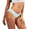 thumbnail image 5 of Women's Cotton Underwear Soft Briefs Hipster Panties Packs of 4, 5 of 6