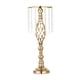 thumbnail image 1 of Candelabro Flores Jarrón Centro de mesa Arreglo de boda Vela de pilar Dorado, 1 of 8