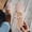 Pink, variant on YHAJDS Lace Casual Shoes for Women Solid Color Lace Embroidery Closed Toe Slip On Casual Flat Office Walking Shoes