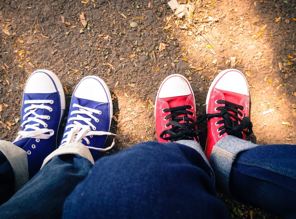 friends converse shoes