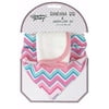 Baby Bandana Bib & Washcloth Set-Chevron Pink
