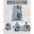 thumbnail image 7 of Coastal Starfish Pillow Covers King Size 2 Pack, Blue Wooden Grain Seashells Country Soft Bed Throw Pillowcases Breathable Cooling Long Lumbar Body Pillow Sham Cover for Bed Sofa 20''x36'', 7 of 7