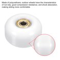thumbnail image 3 of Uxcell Skateboard Wheels with Bearings Street Wheels for Skateboards Cruiser Wheel White, 3 of 5