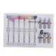 thumbnail image 1 of Juego de 6 destornilladores para quitar correas de reloj, herramienta de reparación de relojes con cabezal de repuesto., 1 of 14