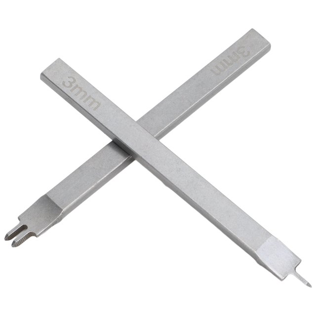 Punzón de costura de cuero, 2 piezas Punzón de cuero para pinchar cuero Punzón de costura de cuero Respuesta rápida