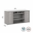 thumbnail image 4 of Bush Business Furniture Studio C 30" Storage Cabinet with 2 Doors and 12 Shelves Platinum Gray, 4 of 8