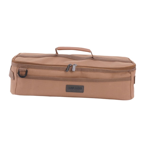 Bolsas de gran capacidad para clavos de carpa, bolsa para la parte inferior, bolsa impermeable para postes de carpa Caqui