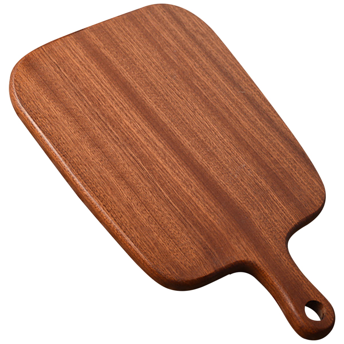 Cibeat Wood Cutting Board 16.5 x 7.9 Kitchen Chopping Board with Handle  for Cheese Meat Bread Vegetables Fruits 