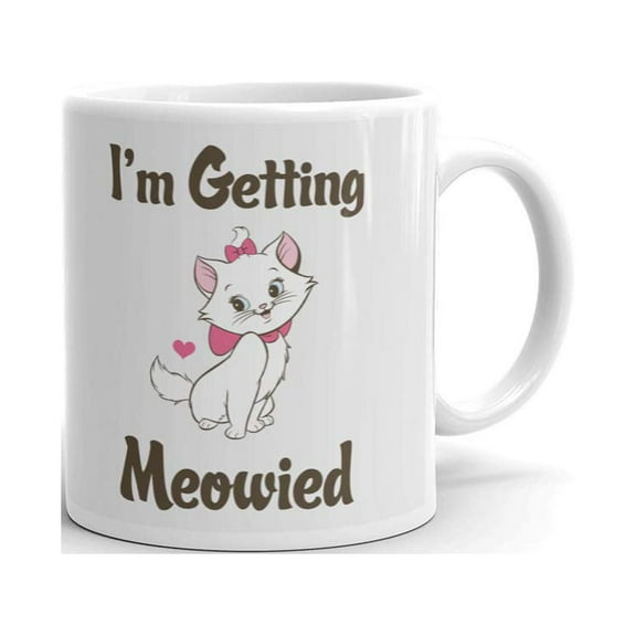I'm Getting Meowied Cute Cat Coffee Tea Ceramic Mug Office Work Cup Gift