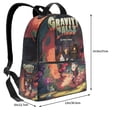 thumbnail image 4 of Gravity Falls Casual Backpack Large Capacity Laptop Bag Multi-Functional Outdoor Backpack Hiking Daypack, 4 of 5