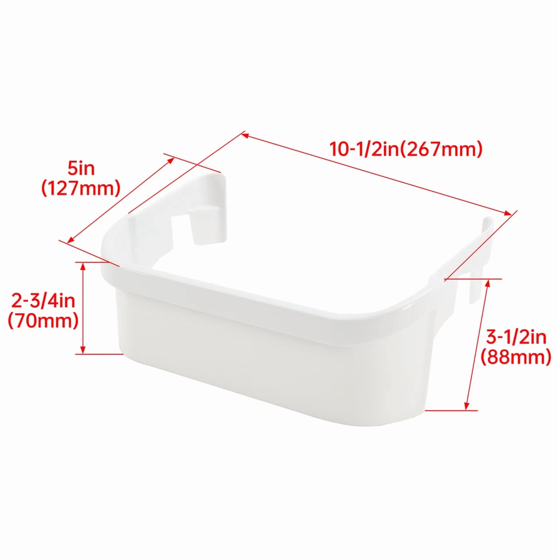 PRIME- Door Bin Shelf For Frigidaire Refrigerator Freezer 240351601, Ap2115974, 891154