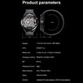 thumbnail image 5 of Reloj inteligente Reloj inteligente LF31 1.32 '' 360 * 360px Pantalla táctil BT Llamada multifunción NFC 3D Botón de rotación de dial estéreo Monitor de ritmo cardíaco dinámico Modo deporti 1 1, 5 of 5