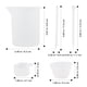 thumbnail image 2 of unbranded 1 De Vasos Medidores De Silicona Para Resina Ideal Para Artesanía Y Joyería DIY, 2 of 7