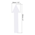 thumbnail image 2 of 4x1.2" Arrow Sticker Directional Sign Adhesive Removable Floor Decal, White, 15Set / 90 Pack, 2 of 6