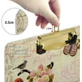 thumbnail image 3 of FMSHPON Vintage Bicycle Roses Yellow Butterflies Clipboard Hardboard Wood Nursing Clip Board and Pull for Standard A4 Letter 13x9 inches, 3 of 7