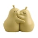 thumbnail image 2 of Lovely Hugging Pear Book Stand Cerámica Sujetalibros Festival Regalos Escritorio Decoración Accesorio Estantería Ornamento Pieza Fina Mano de Amarillo Talla S Gloria sujetalibros decorativos, 2 of 9