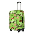 thumbnail image 2 of Bixox Washable Cute Green Frog Printed Luggage Cover, Fashion Suitcase Protector Fits for X-Large luggage, 2 of 8
