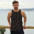 thumbnail image 6 of Gukieu Love Valentine's skull Print Men's Quick Dry Fitness Vest, Round Neck Sleeveless Fitness Bodybuilding Top-Medium, 6 of 7