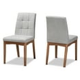 thumbnail image 2 of Baxton Studio Tara Dining Chair, Set of 2, Light Grey, 2 of 8