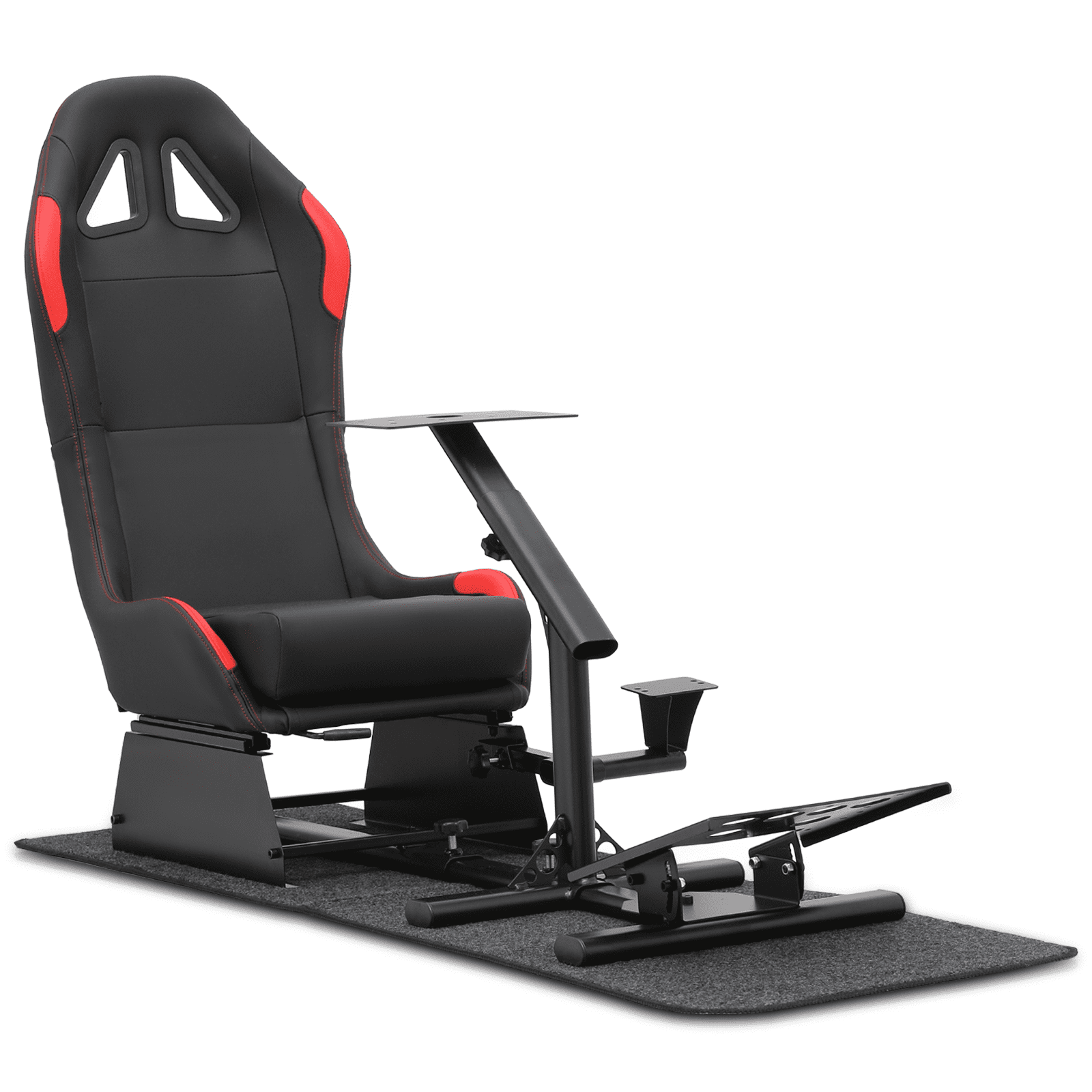 SEEUTEK Luyster Race Simulator Cockpit for Logitech G25, G27, G29 Height  Adjust Race Wheel Stand, Wheel and Pedals Not Included BZ-1022-84 - The  Home Depot
