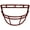 CARDINAL, variant on Schutt F7 ROPO-NB Carbon Steel Facemask