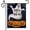 12" x 18", variant on Halloween Garden Flags 12x18 Double Sided Boo Ghost Fall Garden Flag Welcome Halloween Yard Flag Decorations Outdoor Indoor for Farmhouse Porch
