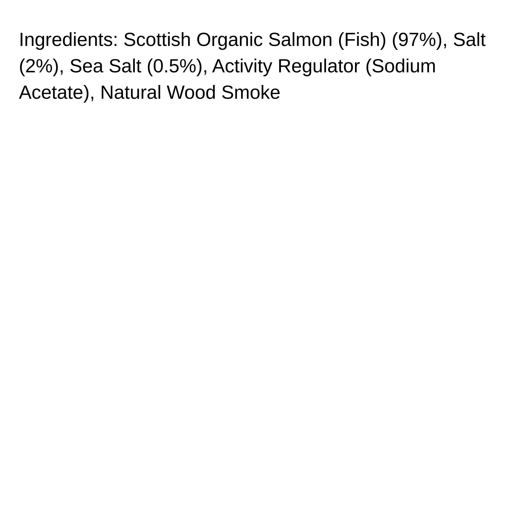 Today Gourmet Certified EU Organic Scottish Smoked Salmon – Sliced - (4) 4oz. Packs