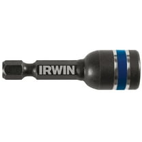 Irwin 1899935 Nutsetter, 1/2 in Drive, Lobular Drive, 1-7/8 in L, 1/4 in L Shank, Hex Shank
