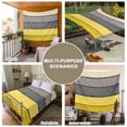 thumbnail image 6 of Yellow Grey Large Tapestry for Bedroom Wall Hanging Tapestry,Vintage Stripe Farmhouse Wood Grain Ombre Ceiling Backdrop Tapestries Poster Blanket Wall Decor for Teens Room Living Room Dorm 86" x 104", 6 of 8