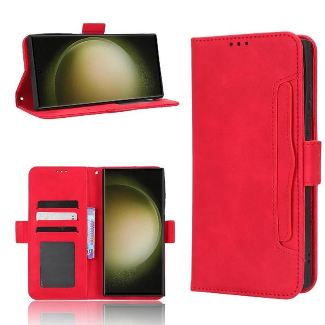 Funda Tipo Billetera GANGXUN para Samsung Galaxy S22 Ultra 5G – Tapa Flip con Tarjetero