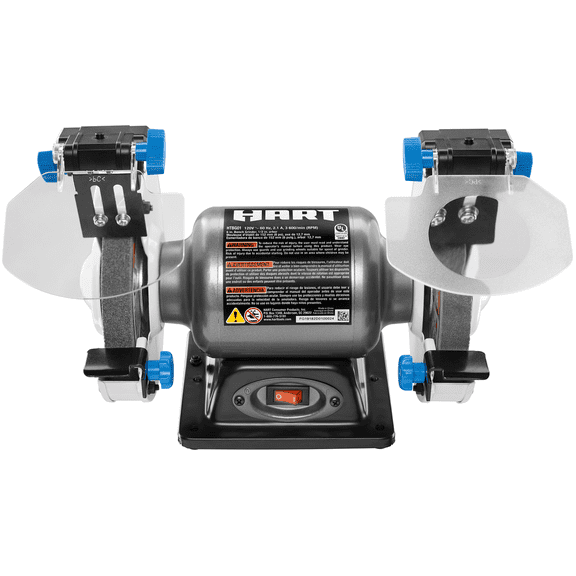 HART 6-inch 2.1-Amp Bench Grinder