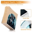 thumbnail image 4 of Wolf Lightning Clouds Napkin Holder for Table Clear Napkin Stand Paper Holder Acrylic Organizer Dispenser Napkins for Dinner Kitchen Restaurant Room, 4 of 8