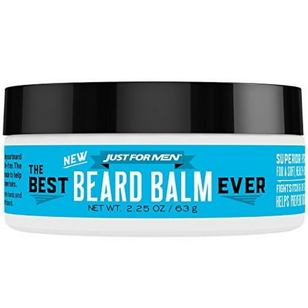 Just For Men The Best Beard Balm Ever, Stlying Balm with Oatmeal, Aloe, Chamomile, and Jojoba Oil, 2.25 Fluid Ounce