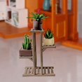 thumbnail image 1 of Kit de estante para plantas a escala 1/64, adornos para balcón, accesorios de fotografía pequeños, muebles para casa de muñecas, accesorios para casa Estilo B, 1 of 10